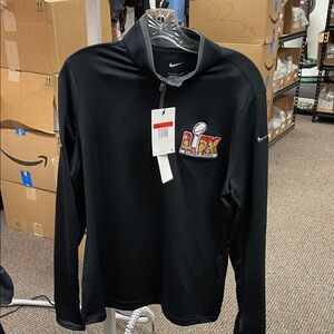 Philadelphia eagles Greyson black quarter-zip pullover with lix logo